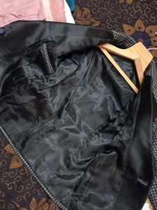 Boys' Checkered Blazer