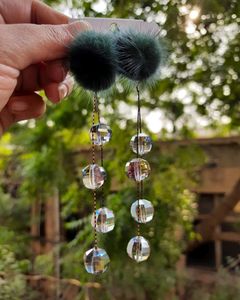 Beautiful Crystal Ball Earrings 😍 ❤️ 👌