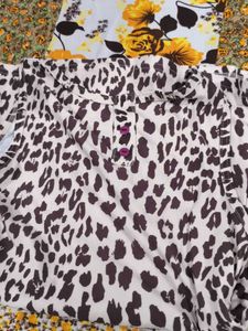 Leopard Print Tunic Top
