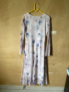 Pastel Tie-Dye Midi Dress
