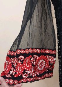 Embroidered long frock