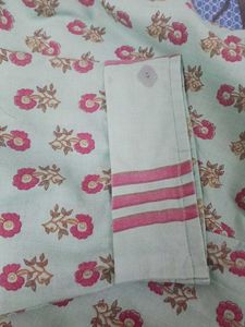 Light green Floral Print Kurta