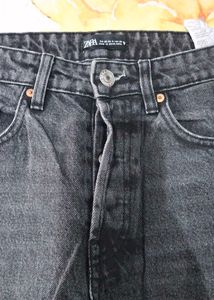 Zara Black Wash Denim Jeans
