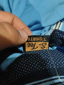 Blue Striped "Couture" T-Shirt