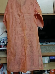 Peach Kurti with Sequins