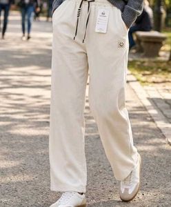 Ribbed Knit Drawstring Lounge Pants