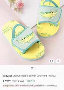 Babyoye Slippers Slip On Flip Flop