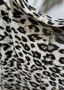Leopard Print Cropped Pants
