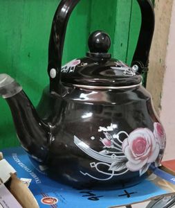 Vintage Enamel Coated Kettle
