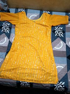 Beautiful Sequence Work Patiala Kurti 😘