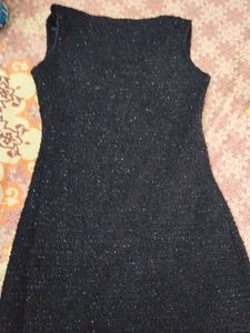 Black Bold Dress Sleeve Less