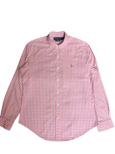 Pink Gingham Button-Down Shirt