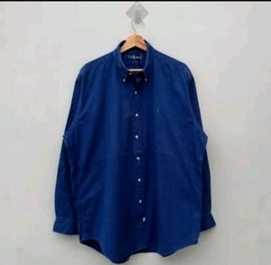 Ralph Lauren Blue Button-Down Shirt