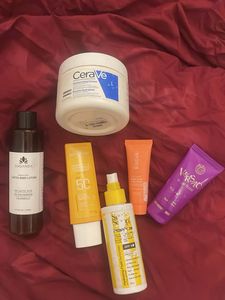 Empty containers CeraVe & More Skincare Bundle