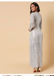 SALE! RSVP by Nykaa fashion Sequin Wrap Maxi Dress