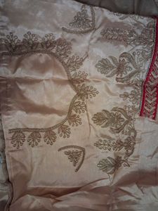 Elegant Beige Embroidered Lehenga Choli