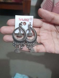 Peacock Jhumka Earrings