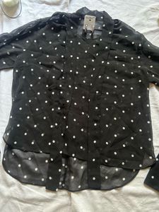 Polka Dot Top &amp; Blue Jeans Combo