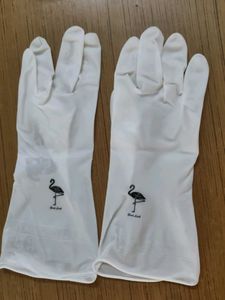 Brand New White Silicone Gloves