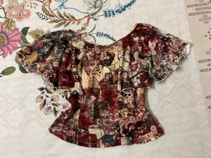 Bohemian crop top