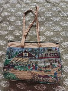 Unique Embroidered Tote Bag