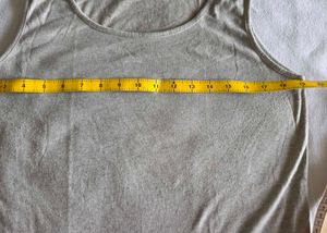 Sleek Grey Sleeveless Top
