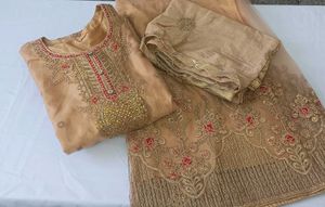 Elegant Embroidered Kurta Set with Palazzo