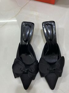 Black Bow Kitten size 40 Heels