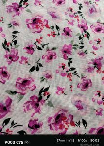 Women’s Floral Printed Sleeveless Top &amp; Red Shorts