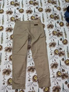 Khaki Pleated Trousers