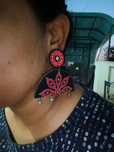 Unique Handcrafted Fan Earrings
