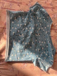 Floral Print Crop Top