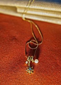 Anti tarnish Sparkling Star Pendant Necklace