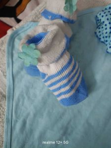 new born  baby's kit🤱&amp;topi&amp;socks