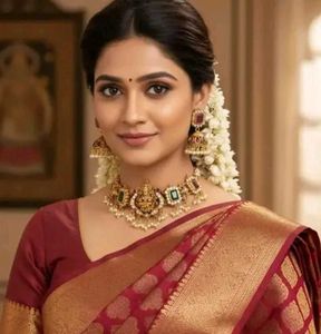 South Indian Lakshmi Jewellery set