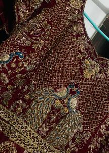 Dabka 3 piece Pakistani gown