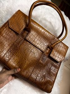 Stylish Embossed Handbag