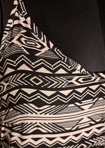 Patterned Sleeveless Dress
