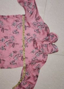 Floral Print Pink Top