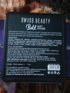 Swiss Beauty Bold Matt Lipliner Set