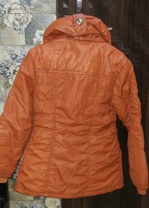 Stylish Orange Puffer Jacket