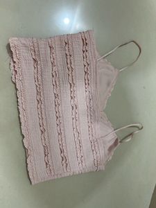 Cute Pink Two-Piece Set