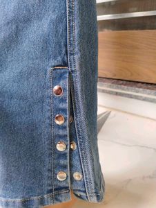 Blue Wide Leg baggyJeans
