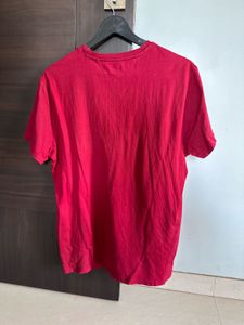 Red 'No Excuses' Graphic T-Shirt