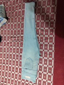 Light Blue High-Waist Jeans