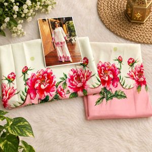 Elegant Floral Print Kurta Set