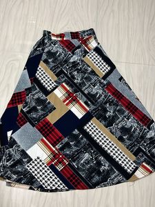 Vintage Patchwork Maxi Skirt