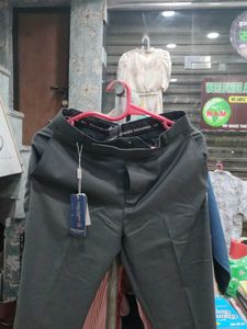 Men's Gray Formal Trousers