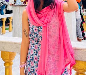 Floral Print Short kurti