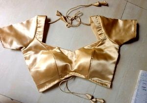 Backless Golden Blouse(Padded)